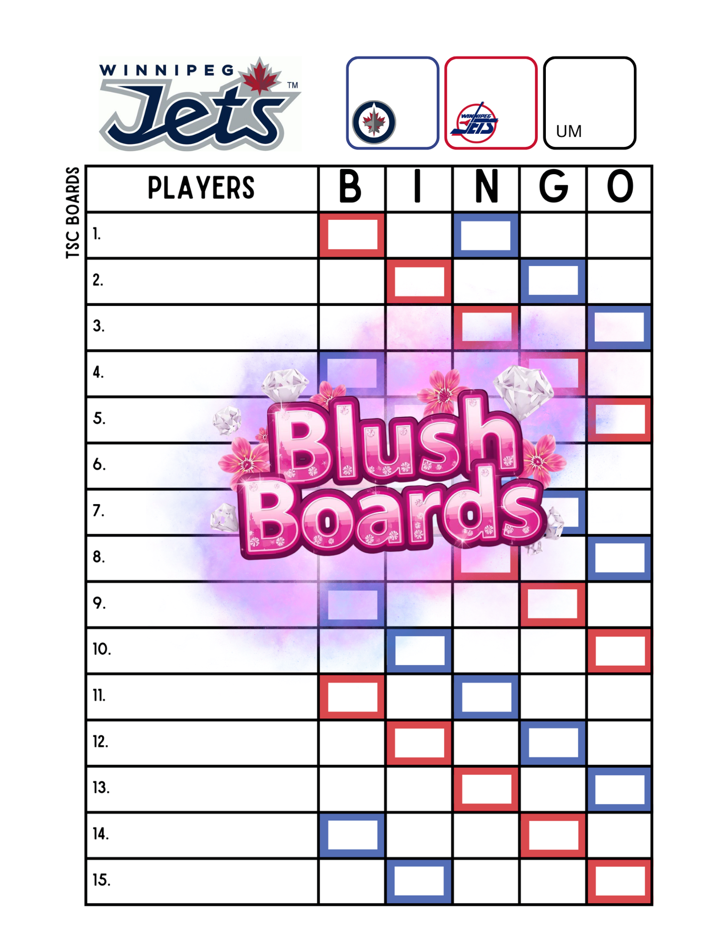 Winnipeg Jets ♡ 2 Colour
