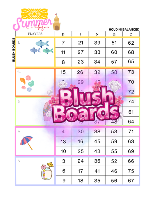 Summer Vibes ♡ Blocks, Houdini, 75 Ball
