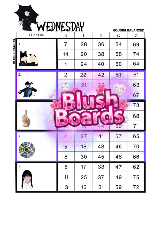 Wednesday ♡ Blocks, Houdini, 75 Ball
