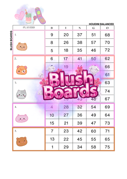Girly Pop ♡ Blocks, Houdini, 75 Ball