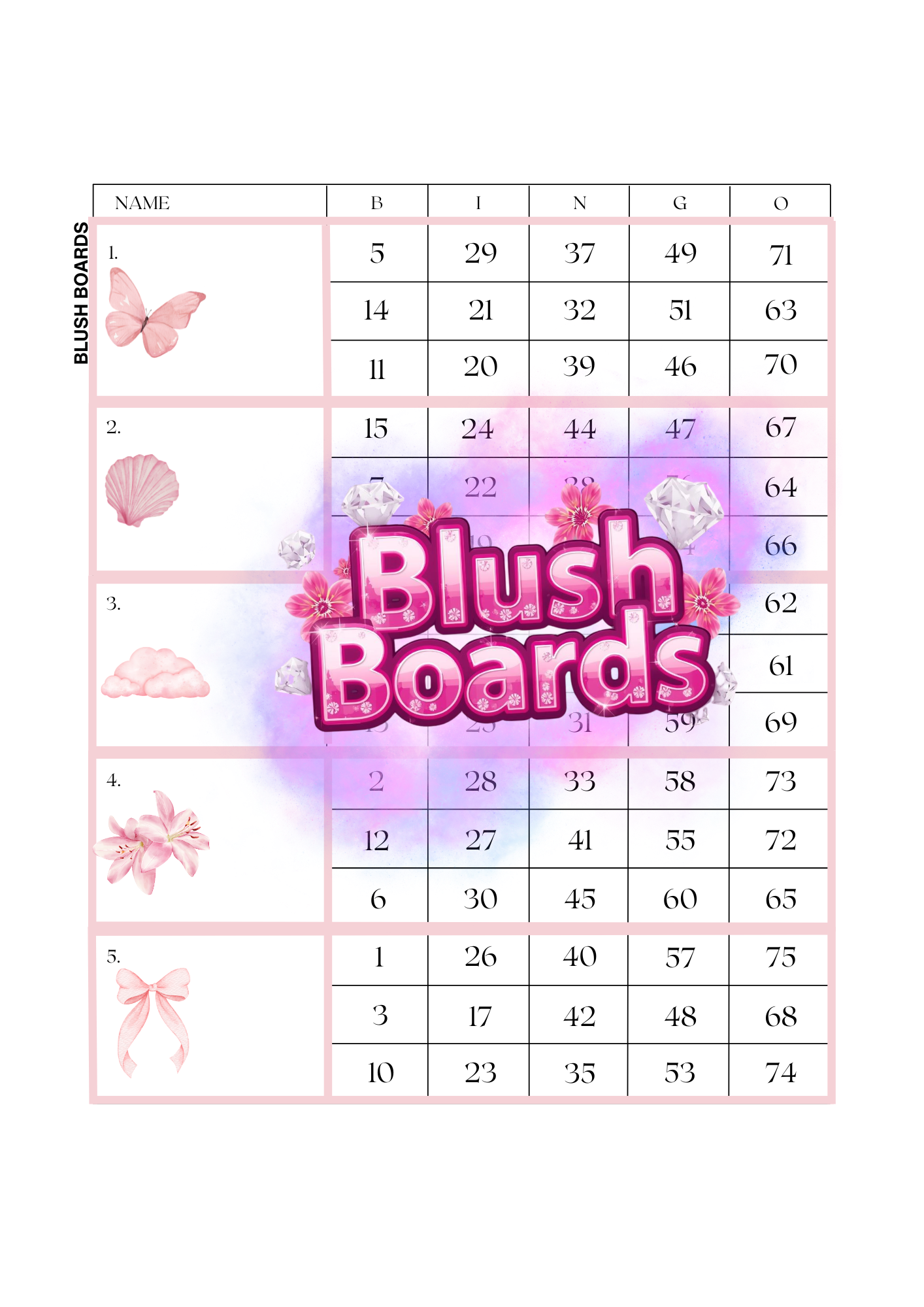 Pink Dreams ♡ Blocks, 75 Ball
