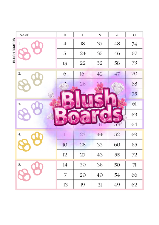 Paw Prints ♡ Blocks, 75 Ball