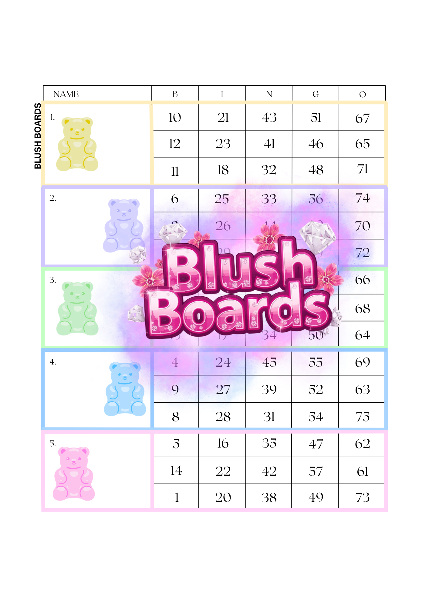 Gummy Bear Blocks ♡ Blocks, 75 Ball